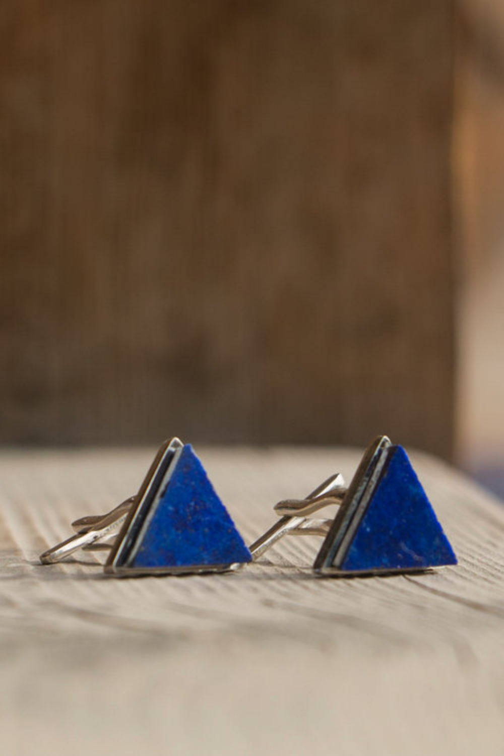 Artisan & Fox - Jewellery - HERAM Lapis Lazuli Cufflinks - Handcrafted in Afghanistan