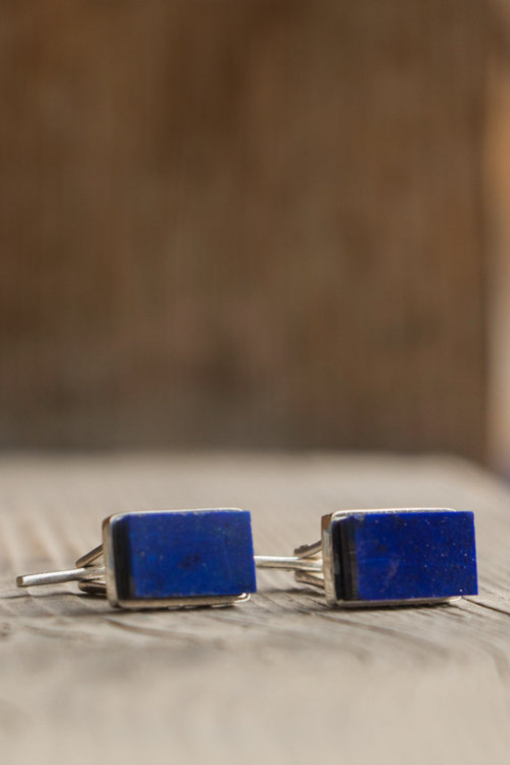 Artisan & Fox - Jewellery - DARA Lapis Lazuli Cufflinks - Handcrafted in Afghanistan