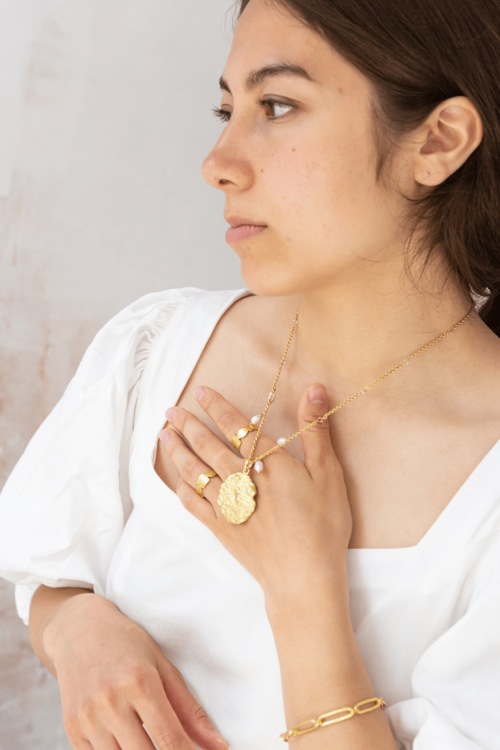 Artisan & Fox - Jewellery - Shanti Pendant Necklace - Handcrafted in Nepal