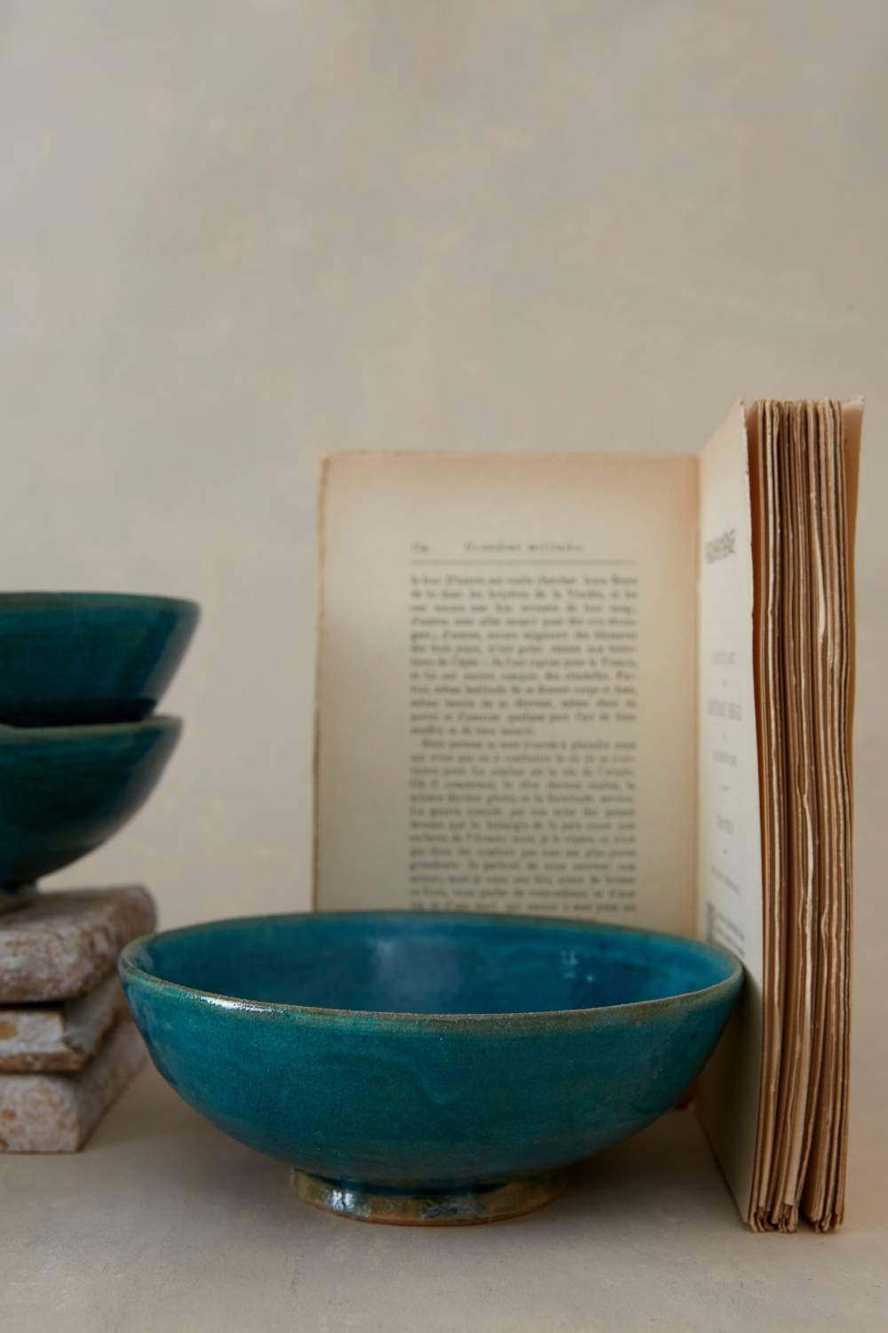 Artisan & Fox - Home Goods - Turquoise Istalifi Bowl - Handcrafted in Afghanistan