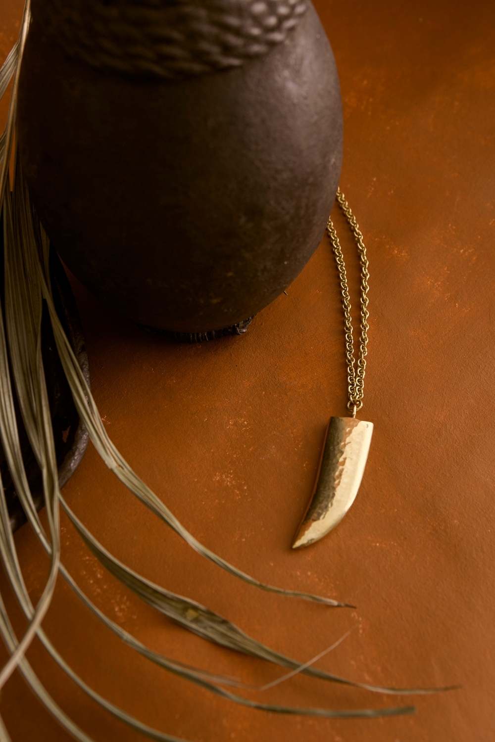 Artisan & Fox - Jewellery - ASKARI Brass Pendant Necklace - Handcrafted in Kenya