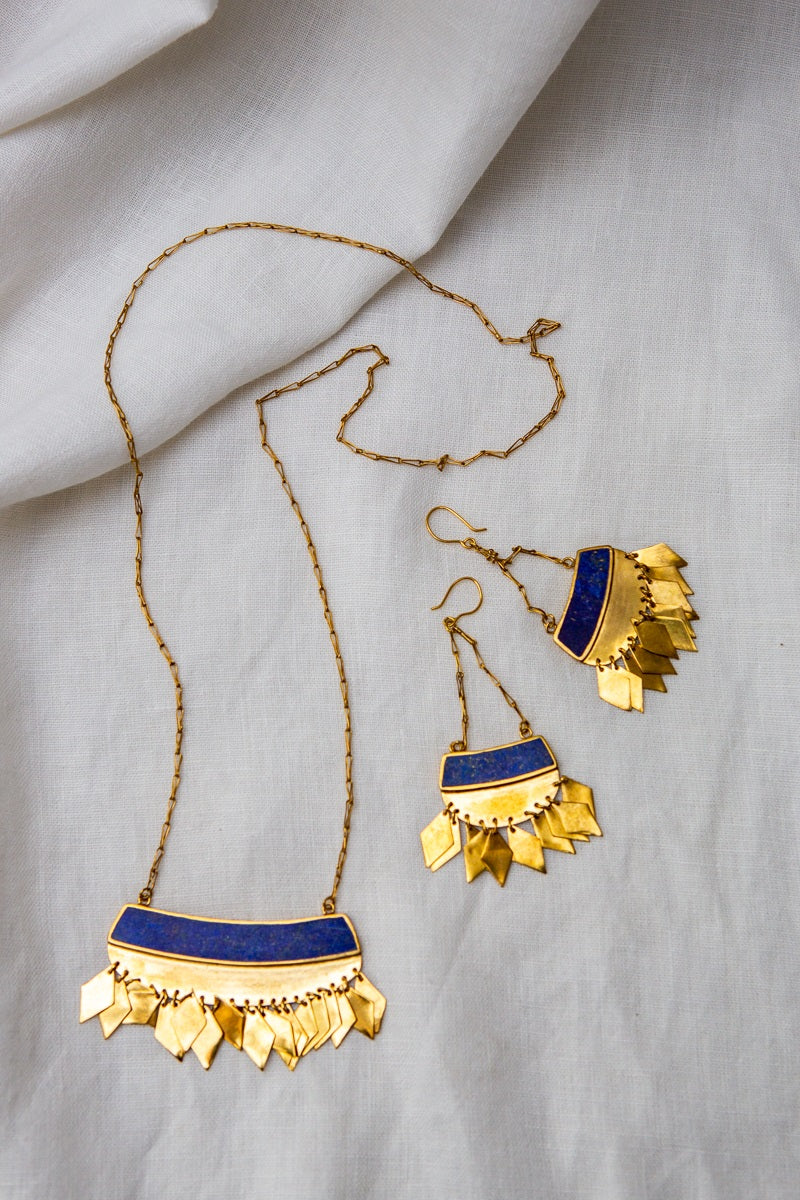 MAHTÂB Necklace in Lapis Lazuli