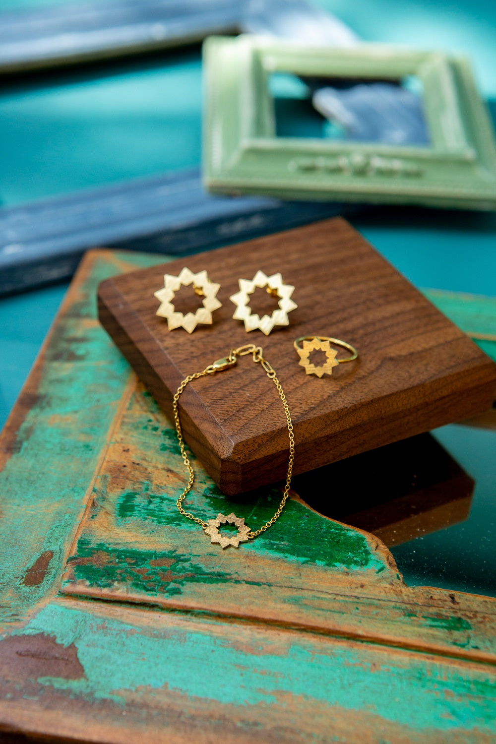 Artisan & Fox - Jewellery - Golden Sun Bracelet - Handcrafted in Afghanistan