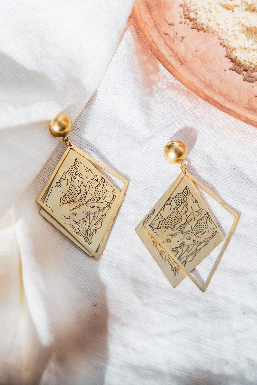 Pahar Handetched Earrings