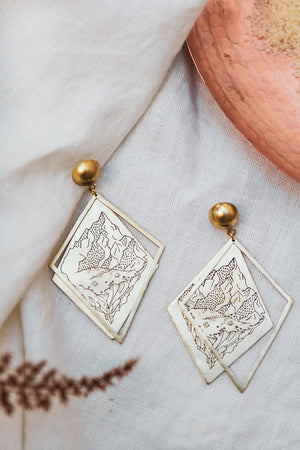 Pahar Handetched Earrings